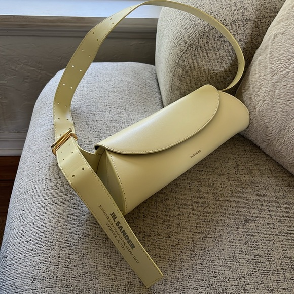 Jil Sander Small Cannolo Bag Light Yellow - Picture 7 of 16